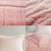 Brielle Ombre Shaggy Long Fur Comforter Mini Set