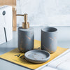 Ceramic imitation marble Bathroom Accessory Set