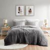 Brielle Ombre Shaggy Long Fur Comforter Mini Set