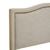 Nadine Upholstery Natural Headboard by Madison Park