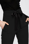 Sky's In View High Waist Front Slit Trouser