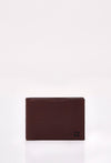 Coffee Leather Slim Wallet