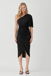 Next To You One Shoulder Drape Dress