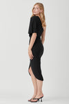 Next To You One Shoulder Drape Dress