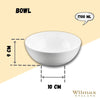 White Bowl 8