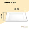 White Dinner Plate 10