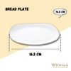 White Bread Plate 6.5