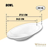 White Ceaser Salad Bowl 11