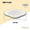 White Deep Plate 10