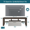 20 minutes quick assembly brown simple modern TV cabinet Floor cabinet Floor TV wall cabinet Brown + white modern TV bracket