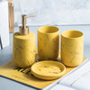 Ceramic imitation marble Bathroom Accessory Set