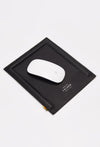 Black Leather Minimalist Mouse Pad