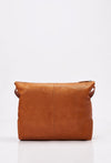 Tan Leather Crossbody Messenger