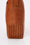 Tan Leather Crossbody Messenger