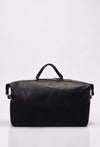 Black Leather Duffel Bag