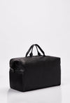 Black Leather Duffel Bag