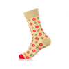 KJ Print Socks (Honey Tan)