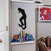 Skateboard Spacewalk Silhouette Wall Decal (6 Sizes Available)