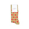 KJ Print Socks (Honey Tan)