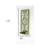 Green Wood Mirror Candle Holder Sconce | 17