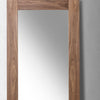 Walnut Veneer Glass Wall Mirror | 39