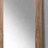 Walnut Veneer Glass Wall Mirror | 39