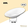 White Ceaser Salad Bowl 11