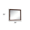 Espresso Rectangle Dresser or Wall Mirror | 35