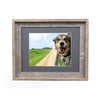 Rustic Cinder Wood Picture Frame With Plexiglass Holder | 11