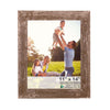 Rustic Espresso Wood Picture Frame With Plexiglass Holder | 11