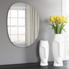 Oval Asymmetrical Frameless Wall Mirror | 18