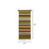 Multicolored Stripe Cotton Wall Hanging | 20