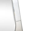 Silver Oval & Rectangle Accent Metal Wall Mirror | 32