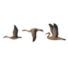 Set of Three Carved Wood Flying Geese 3D Wall Art | 18