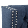 Amelia Upholstery Navy Headboard by Madison Park