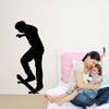 Skateboard Spacewalk Silhouette Wall Decal (6 Sizes Available)