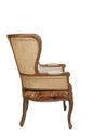 Darcy Hair on Hide Curvy Wing Chair