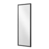 Black Lighted Rectangle Accent Framed Wall Mirror | 20