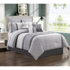 Woven Comforter Bedding Set 7Pcs King Kane