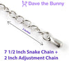 Cousin Bracelets | Cousin Stainless Steel Snake Chain Charm Bracelet