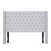 Amelia Upholstery Grey Headboard by Madison Park