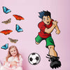 Winn Soccer Boy Wall Decal (6 Sizes Available)