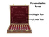 Personalized 13.5 Inches Chess Set Red - Gift Idea for Anyone on Any Occasion - Egypt Chess Figures