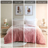 Brielle Ombre Shaggy Long Fur Comforter Mini Set