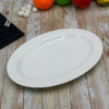 White Professional Oval Plate / Platter 10