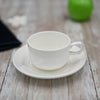 White 7 Oz | 220 Ml Tea Cup & Saucer