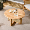 Natural Elegant Wooden Coffee Table