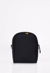 Black Everyday Neoprene & Leather Mini Crossbody Bag