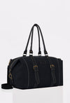 Black Canvas Duffel Bag ‘Otto’