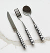 Checkered Flatware Set